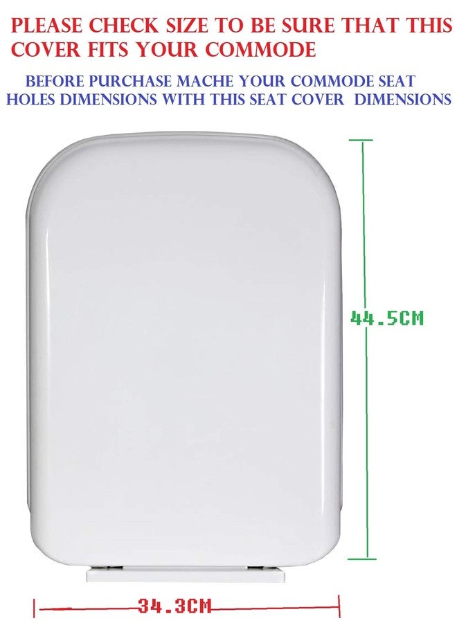 ام ال دي غطاء مقعد المرحاض MLD HKM-02، معلق على الحائط، مصنوع من البولي إيثيلين، بتصميم مستطيل، مزود بإغلاق هيدروليكي ناعم، قابل للتعديل من الجانبين والأمام والخلف، يناسب جميع أنواع المراحيض، لون أبيض - Image 2